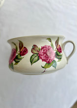 Load image into Gallery viewer, Portmeirion Pottery planter/chamber pot with pink rose decoration