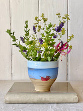 Load image into Gallery viewer, Seaside scene studio ware vase