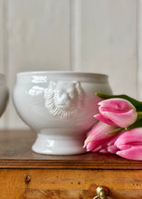 Load image into Gallery viewer, A pair of vintage French lion's head soup bowls