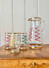 Load image into Gallery viewer, Stylish glass jug and glasses set