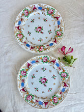Load image into Gallery viewer, An antique pair of Chamberlain's Regent China porcelain dinner plates