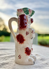 Load image into Gallery viewer, Red and white Staffordshire Dog jug