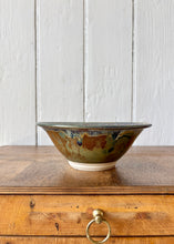 Load image into Gallery viewer, Blue glazed studio pottery bowl