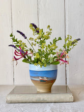 Load image into Gallery viewer, Seaside scene studio ware vase