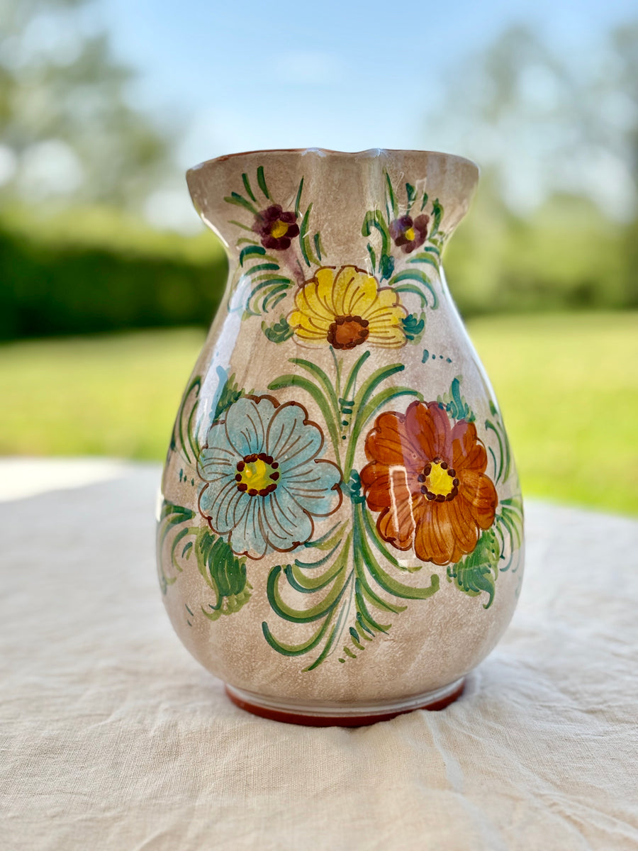 Italian hand painted jug, Deruta Pottery – The Vintage Pieces