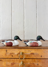 Load image into Gallery viewer, A pair of Shoveler ducks by Coalport for the RSPB