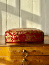 Load image into Gallery viewer, Large cushion-style papier mache decorated box
