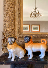 Load image into Gallery viewer, A seated decorative ceramic pug