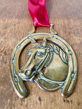 Load image into Gallery viewer, Horse with bridle brass decoration