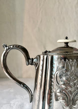 Load image into Gallery viewer, Antique silver plated elegant teapot