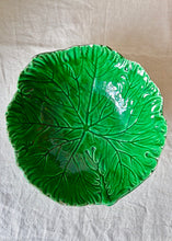 Load image into Gallery viewer, Antique green cabbage ware antique bowl