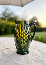 Load image into Gallery viewer, Large majolica corn on the cob jug by Shorter & Sons