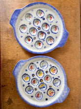 Load image into Gallery viewer, A pair of HB Quimper - Les Plats du Chef dishes
