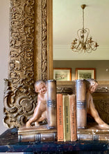 Load image into Gallery viewer, A rare pair of antique bronzed plaster bookends