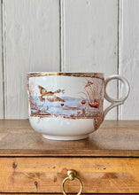 Load image into Gallery viewer, Extra large tea cup with Kingfishers by water