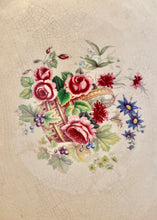 Load image into Gallery viewer, Large Victorian foot bath or planter in rose basket style