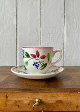 Load image into Gallery viewer, Royal Tudor Ware over-sized tea cup and saucer