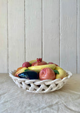 Load image into Gallery viewer, Spanish majolica fruit basket
