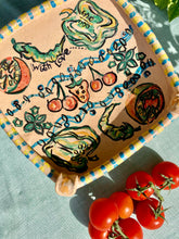 Load image into Gallery viewer, Studio pottery pedestal dish - Italian style