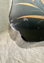 Load image into Gallery viewer, Black box with gilt oriental-inspired decoration