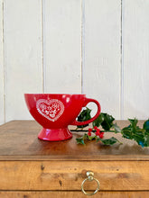Load image into Gallery viewer, Folk-art style heart mug
