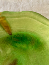 Load image into Gallery viewer, French Biot green glazed large dish
