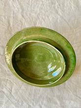 Load image into Gallery viewer, French Biot green glazed soupiere or tureen
