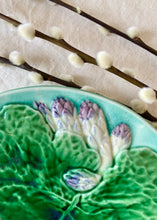Load image into Gallery viewer, French Majolica asparagus plate
