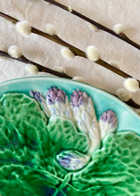 Load image into Gallery viewer, French Majolica asparagus plate