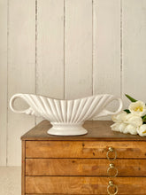 Load image into Gallery viewer, Medium Arthur Wood Neo-Classical footed ribbed mantel vase
