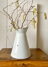 Load image into Gallery viewer, Vintage French-style white metal pitcher