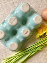 Load image into Gallery viewer, Vintage Laura Ashley home pastel blue egg tidy
