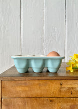 Load image into Gallery viewer, Vintage Laura Ashley home pastel blue egg tidy
