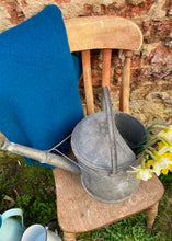 Load image into Gallery viewer, Antique galvanised watering can
