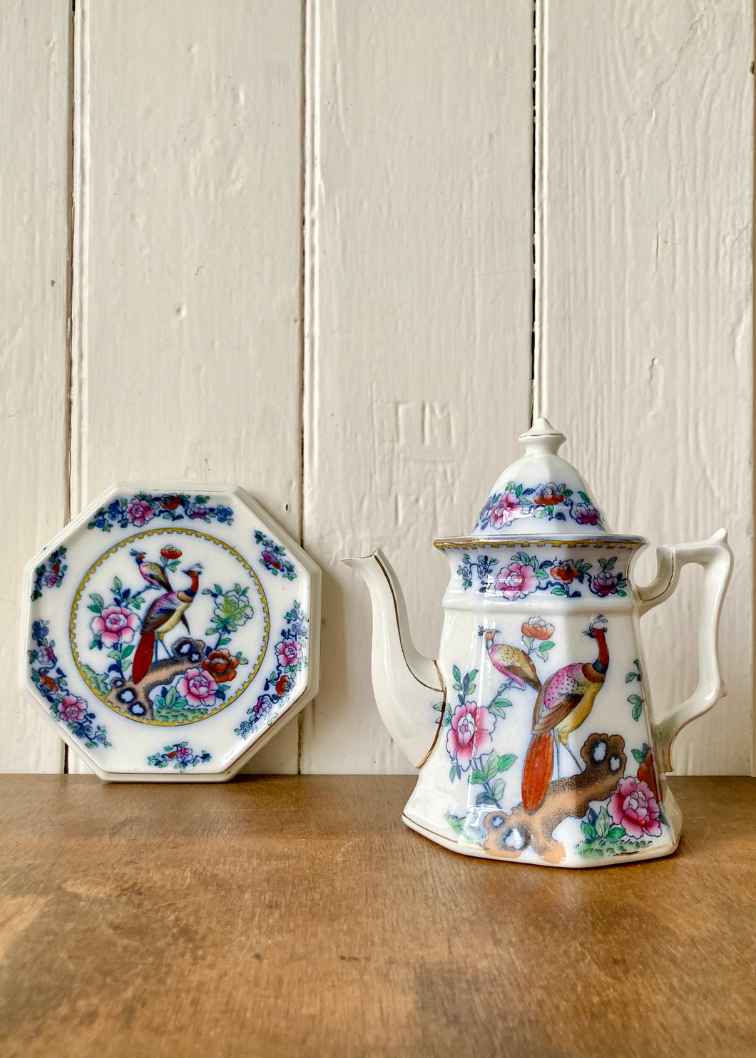 Whieldon Ware, Old Chelsea teapot and stand