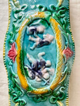 Load image into Gallery viewer, Large decorative ceramic lidded box on lion's feet