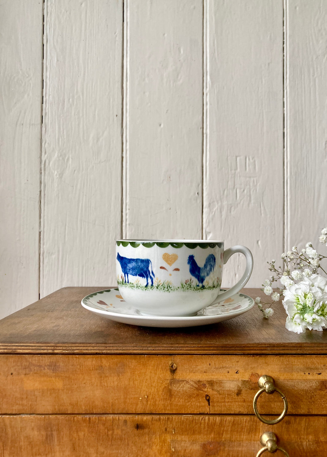 Large breakfast cup and saucer by Wood & Sons