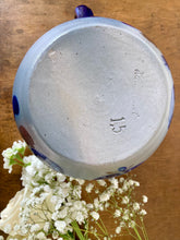 Load image into Gallery viewer, Blue salt glaze floral jug

