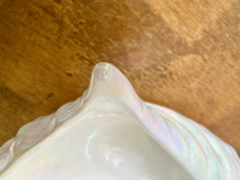 Load image into Gallery viewer, Lustre ware white shell vase
