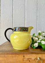 Load image into Gallery viewer, Gresley Potteries T. G. Green & Co yellow jug