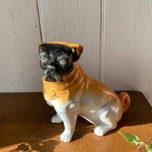 Load image into Gallery viewer, A seated decorative ceramic pug
