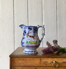 Load image into Gallery viewer, Victorian Sunderland Pottery Flo Blue Antique 'Epsom Cup' Jug
