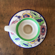 Load image into Gallery viewer, A pretty floral Solian Ware ceramic candle holder