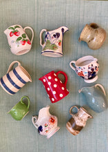 Load image into Gallery viewer, Royal Doulton sage green jug with cream interior and handle