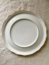 Load image into Gallery viewer, Antique Victorian floral bread or cake plate