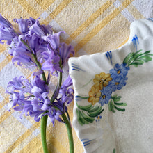 Load image into Gallery viewer, Square floral dish with fluted border