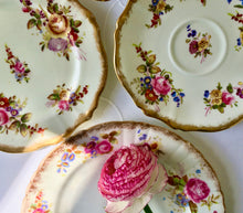 Load image into Gallery viewer, Hammersley & Co., England - Dresden Spray (12668) - tea time trios (cup, saucer, plate)