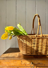 Load image into Gallery viewer, Vintage wicker basket

