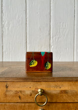 Load image into Gallery viewer, A hardwood box with hand painted parrot
