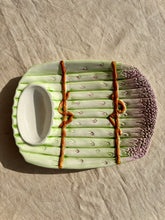 Load image into Gallery viewer, Italian majolica asparagus dish
